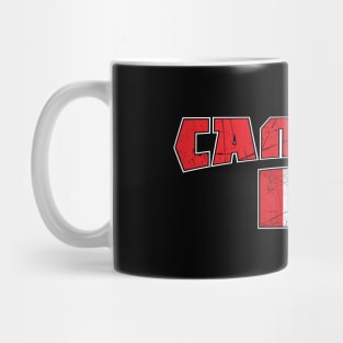 Canada Name with Canadian Flag Design Mug